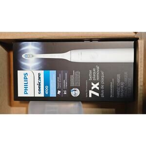 Philips Sonicare ProtectiveClean 4100 Rechargeable Electric Toothbrush, WHITE